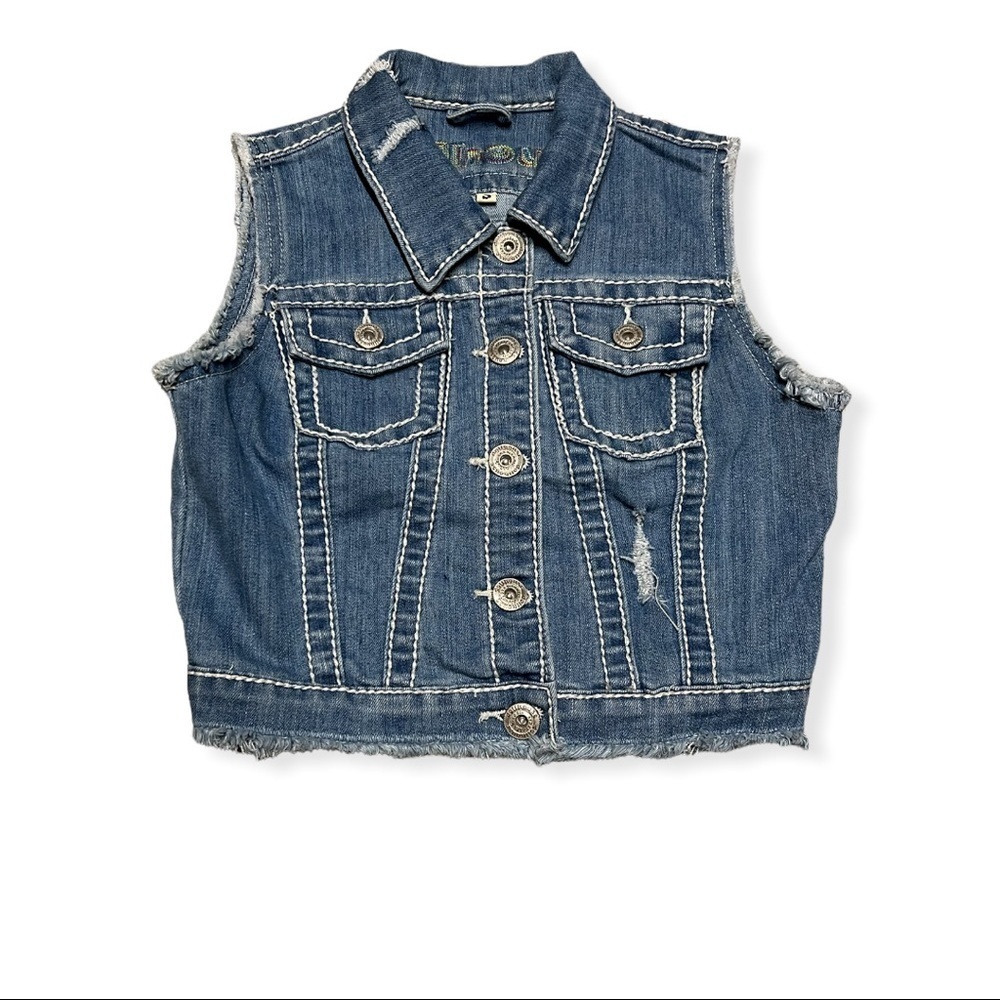 Dollhouse Y2K Jean Vest Size S (Jr)